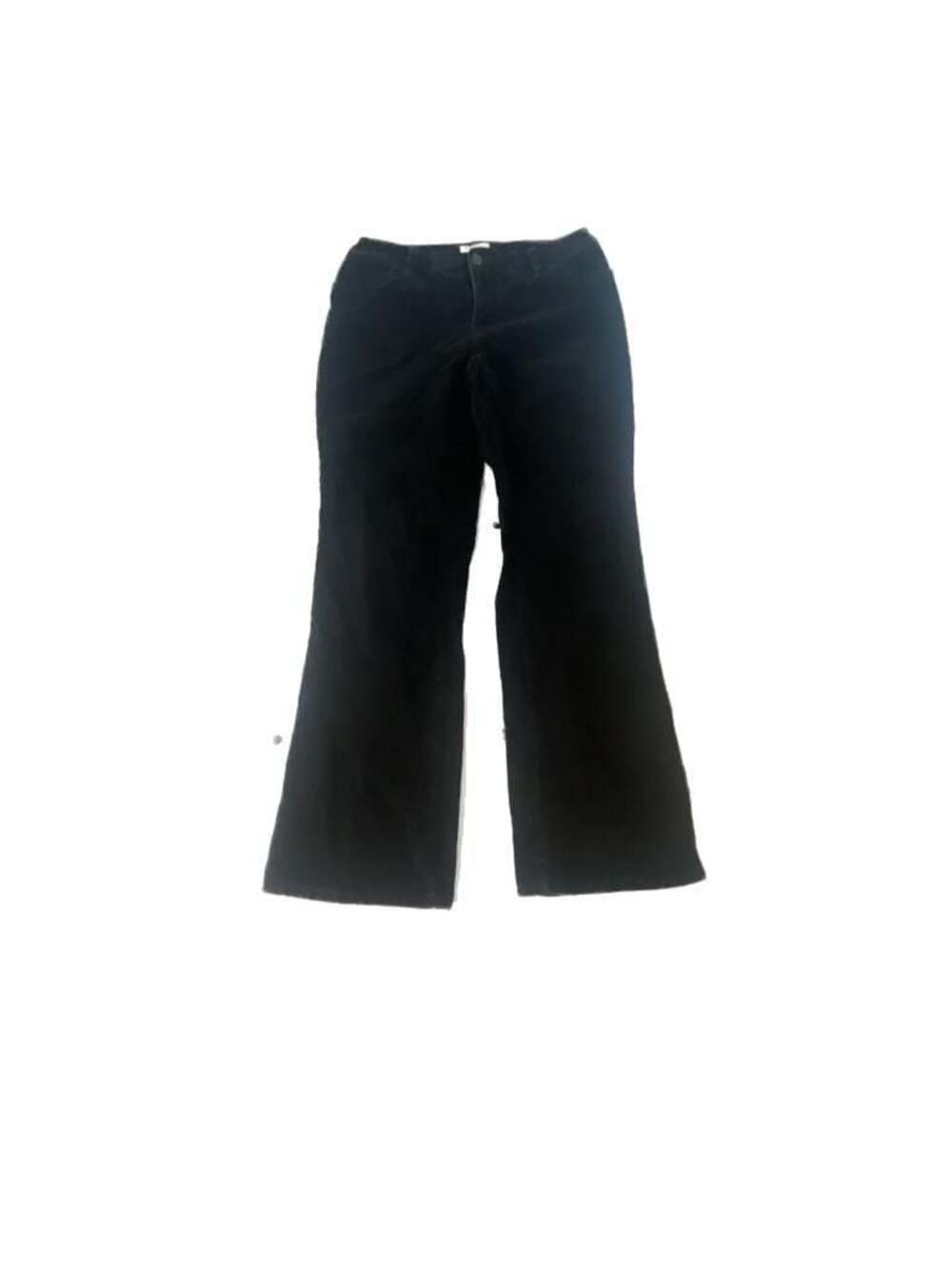 St. John's Bay Petite Stretch Black Corduroy Pants Size 8P